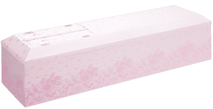 桐生織二丁桜色花柄